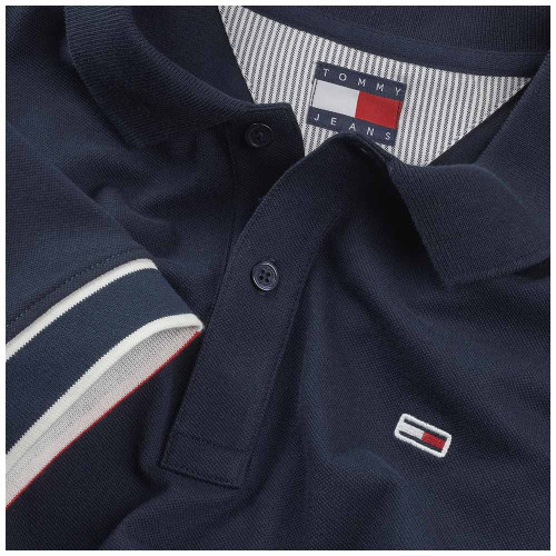 Tommy Hilfiger Ανδρική μπλούζα polo Slim Flag Cuff Polo
